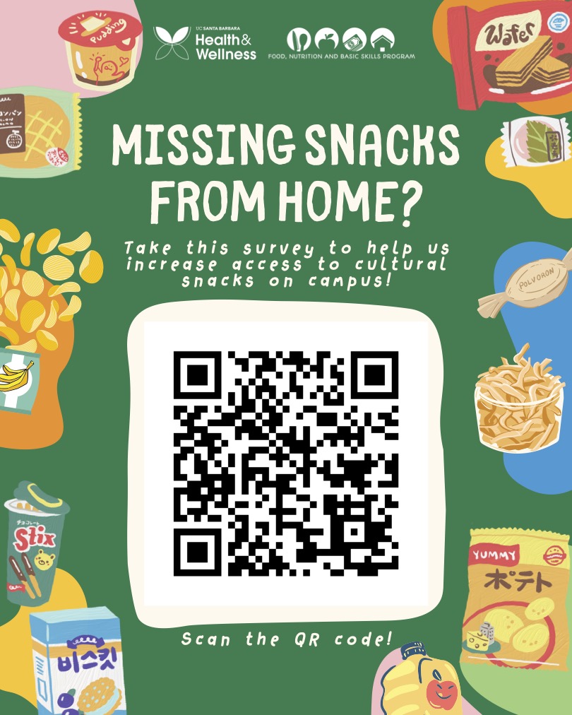 Take the Cultural Snacks Survey to see more diverse foods on campus